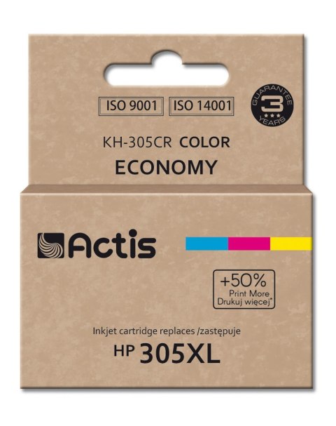 ACTIS Actis KH-305CR Tusz (zamiennik HP 3YM63AE; Standard; 18 ml; kolor) ACTIS Actis KH-305CR Tusz (zamiennik HP 3YM63AE; Standard; 18 ml; kolor)