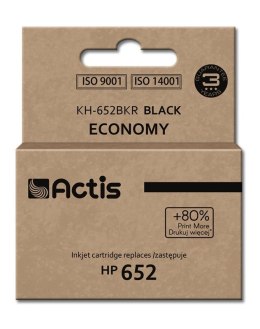 ACTIS Actis KH-652BKR Tusz (zamiennik HP 652 F6V25AE; Standard; 15 ml; 650 stron, czarny)