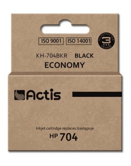 ACTIS Actis KH-704BKR Tusz (zamiennik HP 704 CN692AE; Standard; 15 ml; czarny)