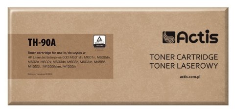 ACTIS Actis TH-90A Toner (zamiennik HP 90A CE390A; Standard; 10000 stron; czarny) ACTIS Actis TH-90A Toner (zamiennik HP 90A CE390A; Standard; 10000 stron; czarny)