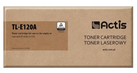 ACTIS Actis TL-E120A Toner (zamiennik Lexmark 12016SE; Standard; 2000 stron; czarny) ACTIS Actis TL-E120A Toner (zamiennik Lexmark 12016SE; Standard; 2000 stron; czarny)