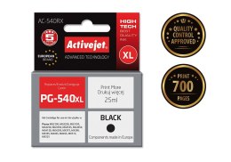 Activejet Activejet AC-540RX Tusz (zamiennik Canon PG-540XL; Premium; 25 ml; 700 stron, czarny)