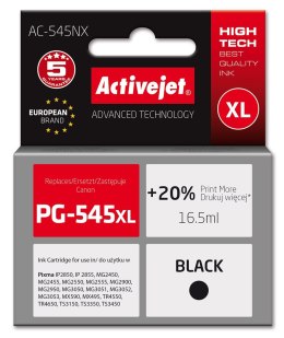 Activejet Activejet AC-545NX Tusz (zamiennik Canon PG-545XL; Supreme; 16,5ml; czarny)
