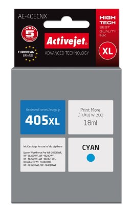 Activejet Activejet AE-405CNX Tusz (zamiennik Epson 405XL C13T05H24010; Supreme; 18ml; niebieski)