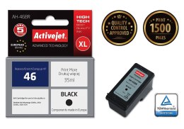 Activejet Activejet AH-46BR Tusz (zamiennik HP 46 CZ637AE; Premium; 35 ml; czarny)
