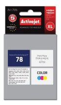 Activejet Activejet AH-78N Tusz (zamiennik HP 78 C6578D; Supreme; 47 ml; kolor)