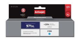 Activejet Activejet AH-971CRX Tusz (zamiennik HP 971XL CN626AE; Premium; 100 ml; niebieski)