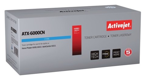 Activejet Activejet ATX-6000CN Toner (zamiennik Xerox 106R01631; Supreme; 1000 stron; niebieski) Activejet Activejet ATX-6000CN Toner (zamiennik Xerox 106R01631; Supreme; 1000 stron; niebieski)