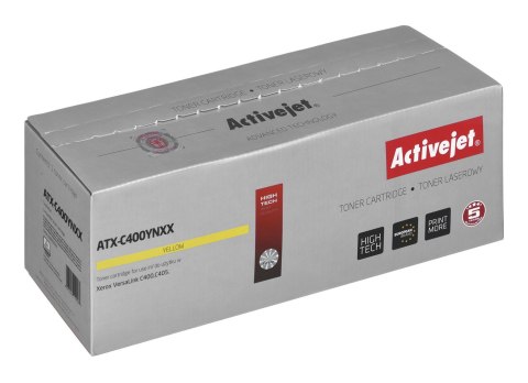 Activejet Activejet ATX-C400YNXX Toner (zamiennik Xerox 106R03533; Supreme; 8000 stron; żółty) Activejet Activejet ATX-C400YNXX Toner (zamiennik Xerox 106R03533; Supreme; 8000 stron; żółty)