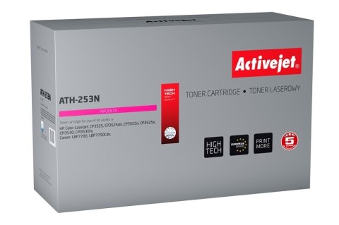 Activejet Activejet ATH-253N Toner (zamiennik HP 504A CE253A, Canon CRG-723M; Supreme; 7000 stron; czerwony) Activejet Activejet ATH-253N Toner (zamiennik HP 504A CE253A, Canon CRG-723M; Supreme; 7000 stron; czerwony)