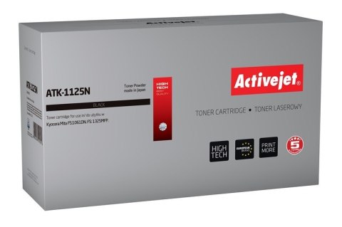 Activejet Activejet ATK-1125N Toner (zamiennik Kyocera TK-1125; Supreme; 2100 stron; czarny) Activejet Activejet ATK-1125N Toner (zamiennik Kyocera TK-1125; Supreme; 2100 stron; czarny)