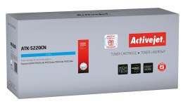 Activejet Activejet ATK-5220CN Toner (zamiennik Kyocera TK-5220C; Supreme; 1200 stron; niebieski)