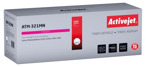 Activejet Activejet ATM-321MN Toner (zamiennik Konica Minolta TN321M; Supreme; 25000 stron; czerwony) Activejet Activejet ATM-321MN Toner (zamiennik Konica Minolta TN321M; Supreme; 25000 stron; czerwony)