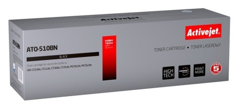 Activejet Activejet ATO-510BN Toner (zamiennik OKI 44469804; Supreme; 5000 stron; czarny) Activejet Activejet ATO-510BN Toner (zamiennik OKI 44469804; Supreme; 5000 stron; czarny)