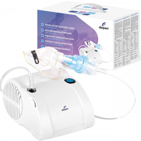 HELBO Cichy inhalator tłokowy z dwiema maskami HELBO Cichy inhalator tłokowy z dwiema maskami