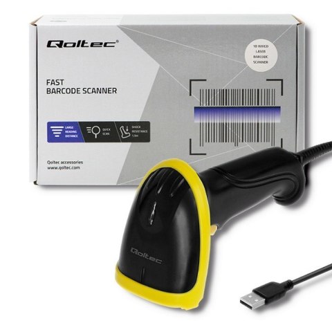 Qoltec Skaner kodów kreskowych Qoltec 50860 Qoltec Skaner kodów kreskowych Qoltec 50860