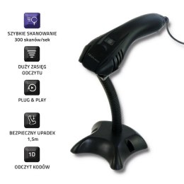 Qoltec Skaner kodów kreskowych Qoltec 50861