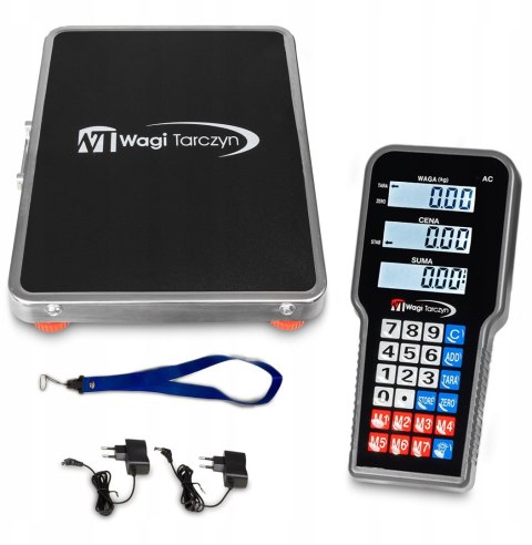Wagi Tarczyn Waga Platformowa WAGI TARCZYN WT-095N 300kg Bezprzewodowy Wyświetlacz Wagi Tarczyn Waga Platformowa WAGI TARCZYN WT-095N 300kg Bezprzewodowy Wyświetlacz