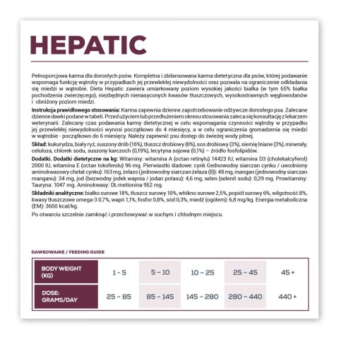 VetExpert VetExpert Veterinary Diet Hepatic dog 12kg VetExpert VetExpert Veterinary Diet Hepatic dog 12kg