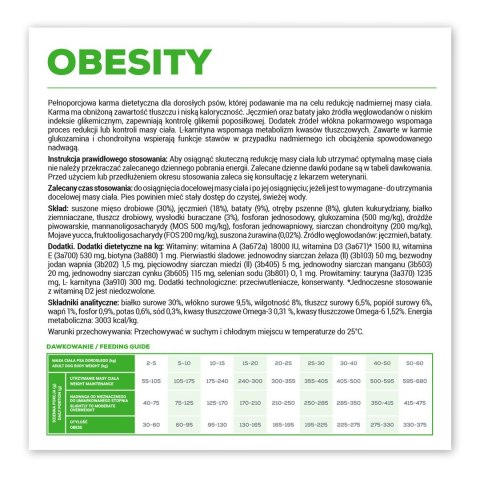 VetExpert VetExpert Veterinary Diet Obesity Dog 2kg VetExpert VetExpert Veterinary Diet Obesity Dog 2kg