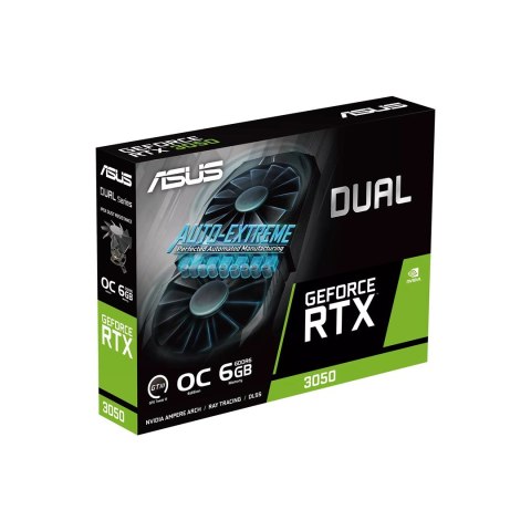 ASUS Karta graficzna ASUS Dual GeForce RTX 3050 OC 6GB ASUS Karta graficzna ASUS Dual GeForce RTX 3050 OC 6GB