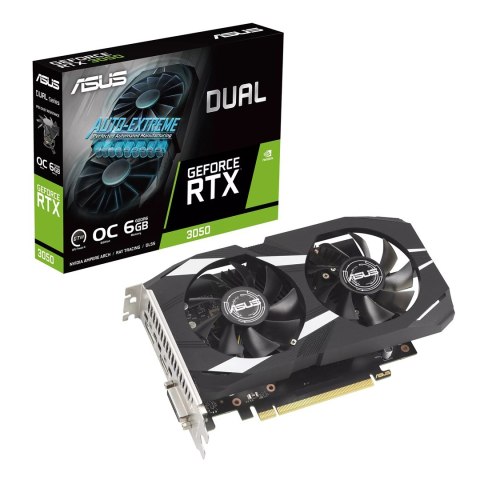 ASUS Karta graficzna ASUS Dual GeForce RTX 3050 OC 6GB ASUS Karta graficzna ASUS Dual GeForce RTX 3050 OC 6GB