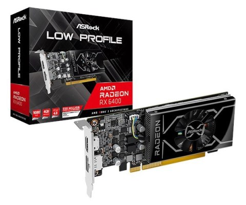 Asrock Karta graf. ASROCK RX 6400 LP 4GB Asrock Karta graf. ASROCK RX 6400 LP 4GB
