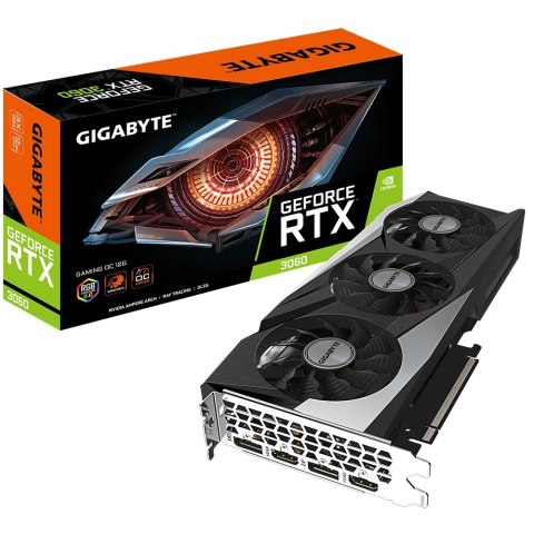 Gigabyte Karta graficzna Gigabyte GeForce RTX 3060 GAMING OC 12GB rev. 2.0 GDDR6 Gigabyte Karta graficzna Gigabyte GeForce RTX 3060 GAMING OC 12GB rev. 2.0 GDDR6