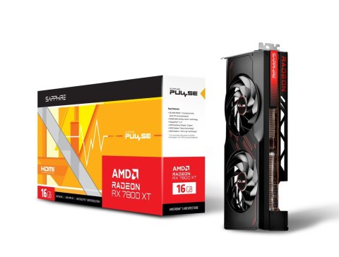 Sapphire Karta graficzna SAPPHIRE RADEON RX 7800 XT PULSE GAMING 16GB GDDR6 DUAL (WYPRZEDAŻ) Sapphire Karta graficzna SAPPHIRE RADEON RX 7800 XT PULSE GAMING 16GB GDDR6 DUAL (WYPRZEDAŻ)
