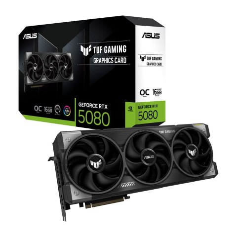 ASUS Karta graficzna ASUS TUF Gaming GeForce RTX 5080 OC 16GB ASUS Karta graficzna ASUS TUF Gaming GeForce RTX 5080 OC 16GB