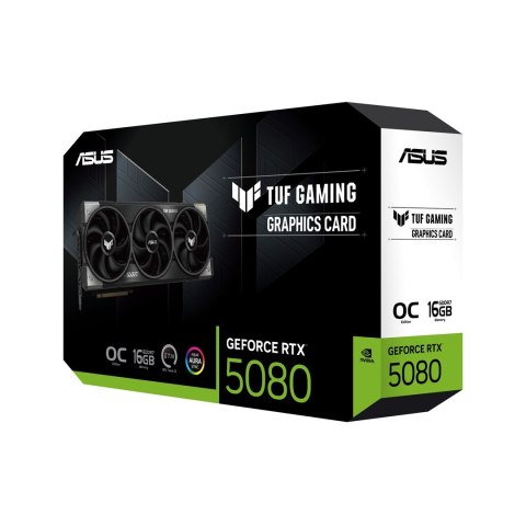 ASUS Karta graficzna ASUS TUF Gaming GeForce RTX 5080 OC 16GB ASUS Karta graficzna ASUS TUF Gaming GeForce RTX 5080 OC 16GB