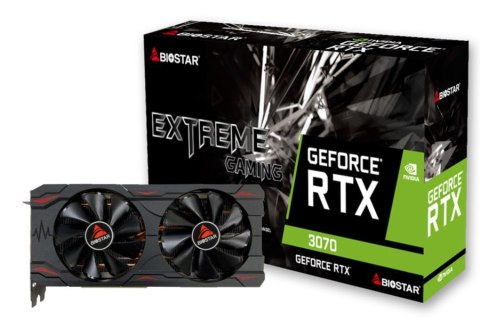Biostar Karta graficzna BIOSTAR RTX 3070 8GB Biostar Karta graficzna BIOSTAR RTX 3070 8GB