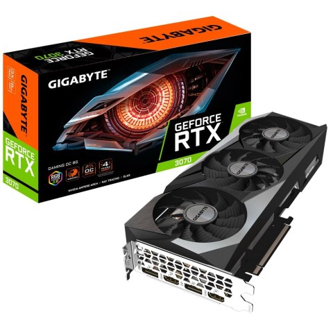 Gigabyte Karta graficzna Gigabyte GeF RTX 3070 GAMING OC 8G 2.0 (WYPRZEDAŻ) Gigabyte Karta graficzna Gigabyte GeF RTX 3070 GAMING OC 8G 2.0 (WYPRZEDAŻ)