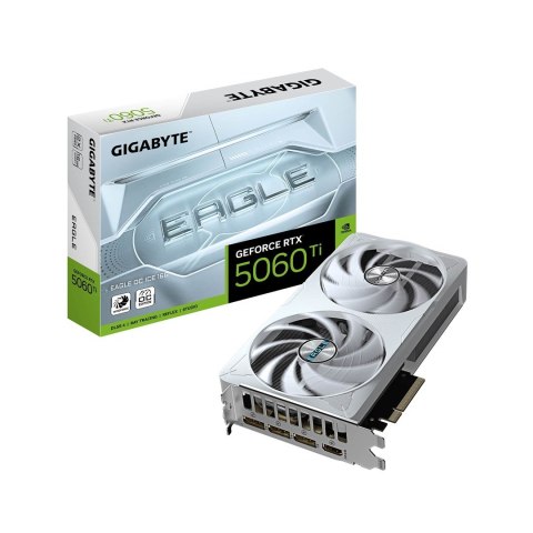 Gigabyte Karta graficzna Gigabyte GeForce RTX 5060 Ti EAGLE OC ICE 16GB Gigabyte Karta graficzna Gigabyte GeForce RTX 5060 Ti EAGLE OC ICE 16GB