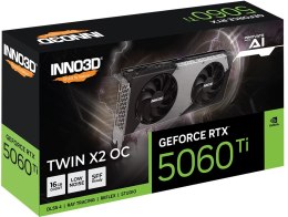 INNO3D Karta graficzna INNO3 RTX 5060 Ti Twin X2 OC 16 GB