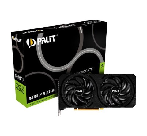 Palit Karta graf. Palit GeForce RTX 4060 Infinity 2 8 GB Palit Karta graf. Palit GeForce RTX 4060 Infinity 2 8 GB