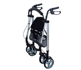 ARmedical Podpórka rehabilitacyjna 4-kołowa Prestig Ultra light srebrna AR-006