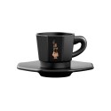 BIALETTI Bialetti zestaw 4 czarnych filiżanek ze spodkami