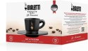 BIALETTI Bialetti zestaw 4 czarnych filiżanek ze spodkami