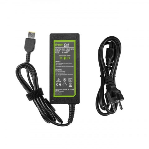Green Cell GREEN CELL ZASILACZ AD38AP LENOVO 20V 3.25A 65W Green Cell GREEN CELL ZASILACZ AD38AP LENOVO 20V 3.25A 65W