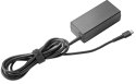 Hewlett-Packard Zasilacz sieciowy HP 45W USB-C AC Adapter czarny N8N14AA