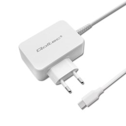 Qoltec QOLTEC ZASILACZ SIECIOWY 65W | 5-20.3V | 2-3.25A | USB TYP C | PD | BIAŁY
