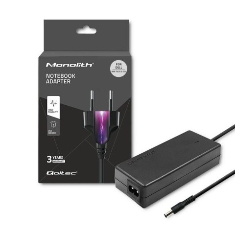 Qoltec Zasilacz Qoltec 51516.90W do notebooka DELL (19,5 V; 4,62 A; 90W; 4.5 mm x 3 mm) Qoltec Zasilacz Qoltec 51516.90W do notebooka DELL (19,5 V; 4,62 A; 90W; 4.5 mm x 3 mm)