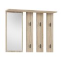 TOP E SHOP Wieszak + lustro PARMA 100x15xH.81,5 sonoma