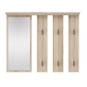 TOP E SHOP Wieszak + lustro PARMA 100x15xH.81,5 sonoma