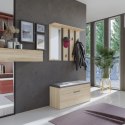 TOP E SHOP Wieszak + lustro PARMA 100x15xH.81,5 sonoma