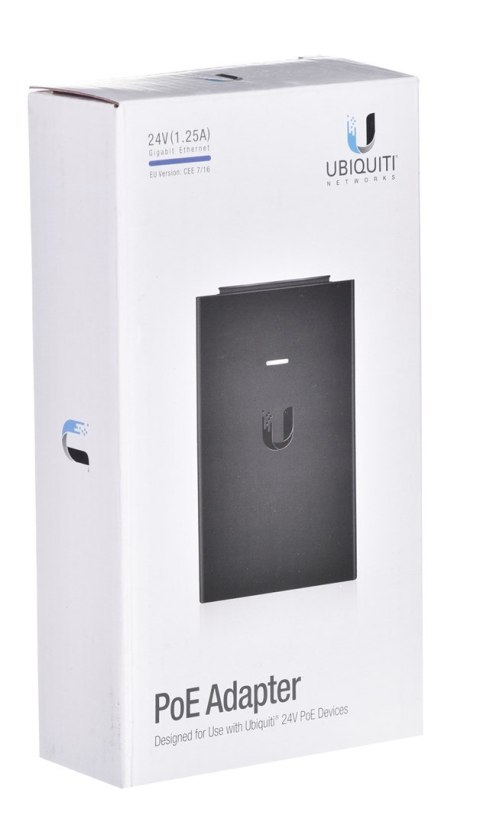 UBIQUITI Ubiquiti POE-24-30W Zasilacz PoE 24V, 1,25A, 30 UBIQUITI Ubiquiti POE-24-30W Zasilacz PoE 24V, 1,25A, 30