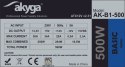 Akyga Zasilacz Akyga AK-B1-500 (500 W; Pasywne; 120 mm)
