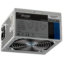 Akyga Zasilacz Akyga Basic AK-B1-600 (600 W; Pasywne; 120 mm)