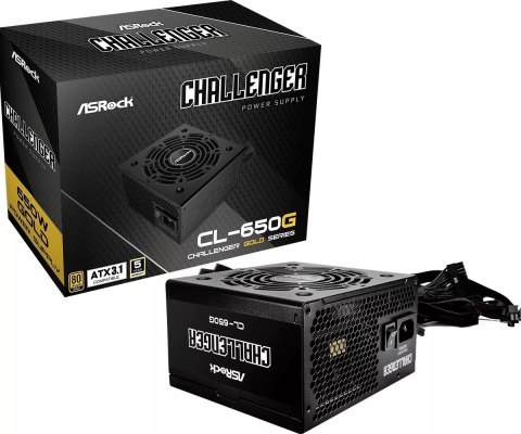 Asrock Zasilacz ASRock CHALLENGER 650W 80 Plus Gold Asrock Zasilacz ASRock CHALLENGER 650W 80 Plus Gold
